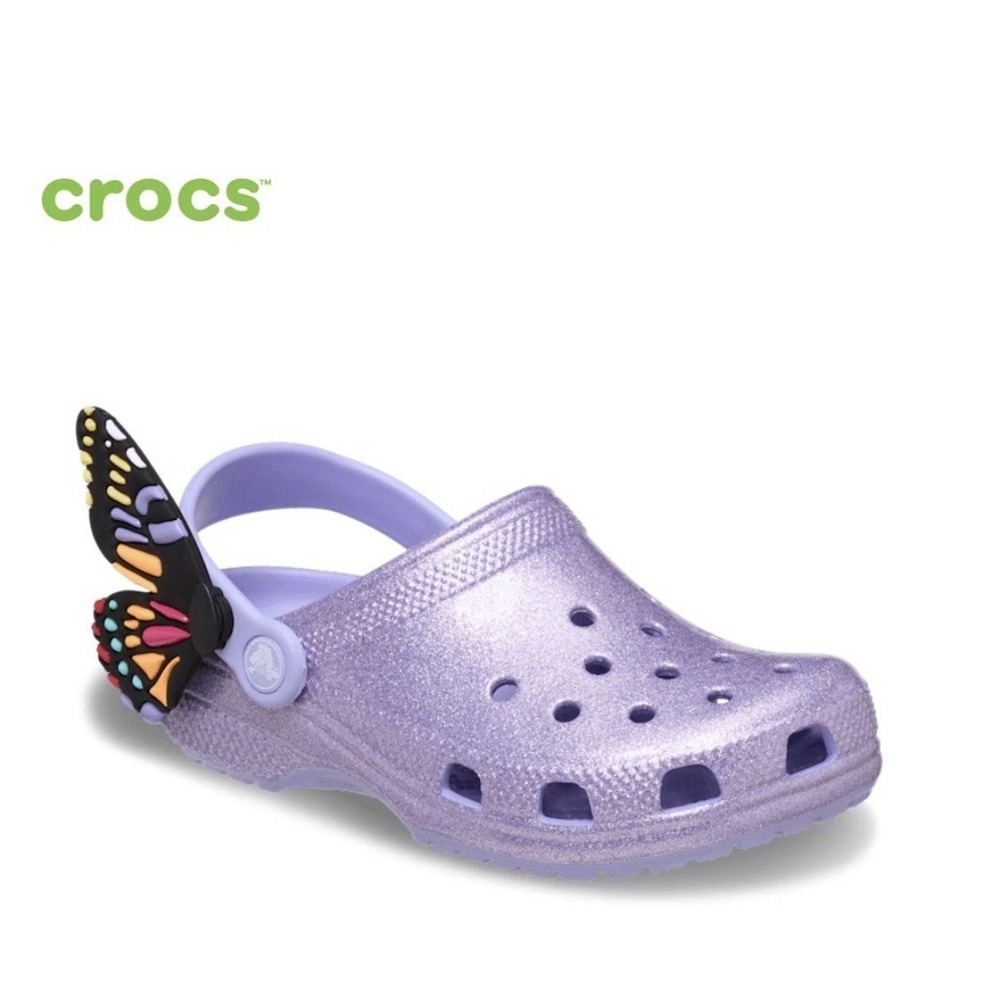Crocs Classic iAM Butterfly Clog K Girls Size 4 C NEW WITH TAGS! Purple
